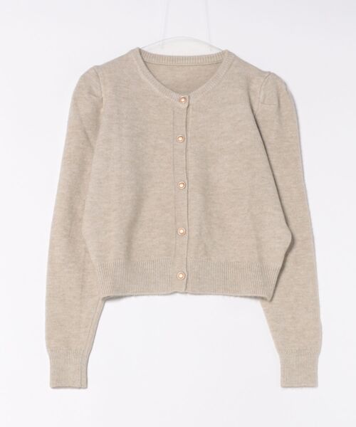 STAY MOTION（ステイモーション）の「【WEB限定】長袖ニットカーディガン［韓国ファッション カジュアル 着回し抜群］≪AW新作≫（カーディガン/ボレロ・レディース・グレー/ベージュ/レッド/ブラック・F）」の10枚目の写真