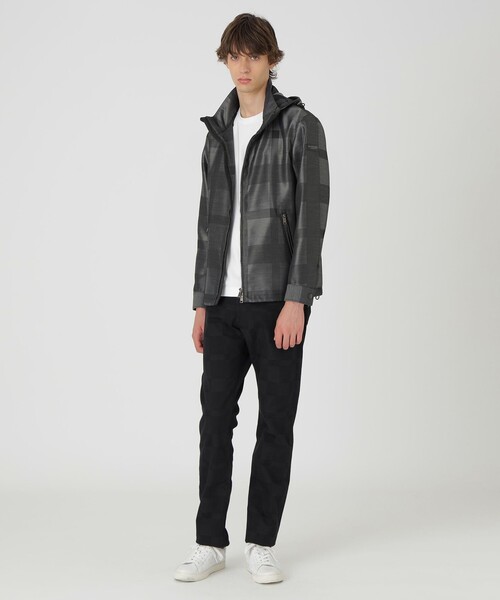 BLACK LABEL CRESTBRIDGE(ブラックレーベル・クレストブリッジ)の「シャドーチェックカルゼパーカー(パーカー・メンズ・グレー系その他/ブラック/ブルー・M/L/XL)」の14枚目の写真