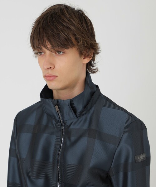 BLACK LABEL CRESTBRIDGE（ブラックレーベル・クレストブリッジ）の「シャドーチェックカルゼパーカー（パーカー・メンズ・グレー系その他/ブラック/ブルー・M/L/XL）」の19枚目の写真