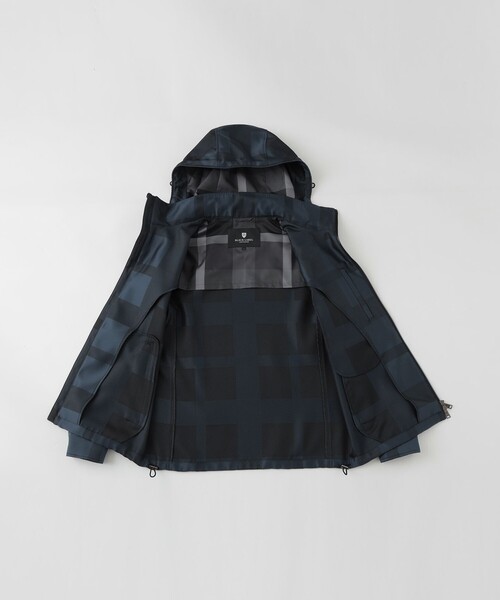 BLACK LABEL CRESTBRIDGE（ブラックレーベル・クレストブリッジ）の「シャドーチェックカルゼパーカー（パーカー・メンズ・グレー系その他/ブラック/ブルー・M/L/XL）」の16枚目の写真