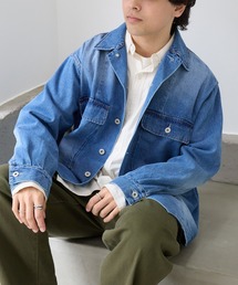 ARMY TWILL（アーミーツイル）の「【ARMY TWILL】ミリタリーディテール デニムジャケット　AM-2614001（デニムジャケット）」