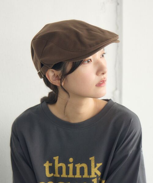 casita(RETRO GIRL)（カシータ）の「ハンチング（ハット・レディース・ブラウン/レオパード/ブラック・ONE SIZE）」の2枚目の写真