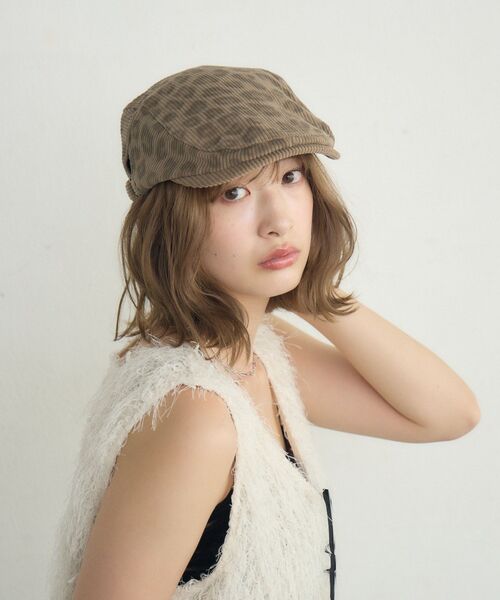 casita(RETRO GIRL)（カシータ）の「ハンチング（ハット・レディース・ブラウン/レオパード/ブラック・ONE SIZE）」の20枚目の写真