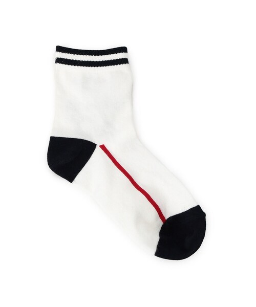 adabat（アダバット）の「【ADABAT NAVY】サンデーズレギュラーソックス（ソックス/靴下・レディース・ホワイト/ネイビー・00）」の6枚目の写真
