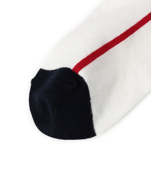 adabat（アダバット）の「【ADABAT NAVY】サンデーズレギュラーソックス（ソックス/靴下・レディース・ホワイト/ネイビー・00）」の4枚目の写真