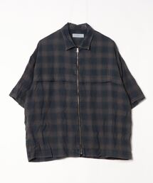 RAGEBLUE（レイジブルー）の「チェック柄半袖シャツ（シャツ/ブラウス）」