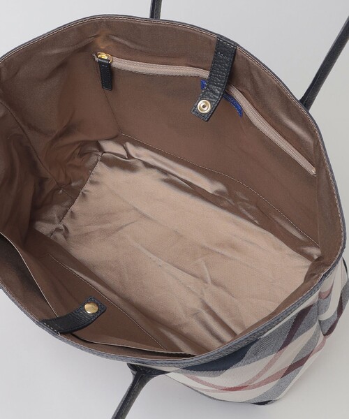 BLUE LABEL CRESTBRIDGE（ブルーレーベルクレストブリッジ）の「クレストブリッジチェックカルゼトートバッグ（トートバッグ・レディース・レッド/ベージュ系その他・FREE）」の12枚目の写真