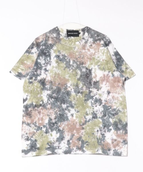 ARCHIVER(アーカイバ)の「【Ca】【it】【HIROYUKI OBARA】総柄T(Tシャツ/カットソー・メンズ・チャコールグレー/カーキ・LARGE)」の2枚目の写真