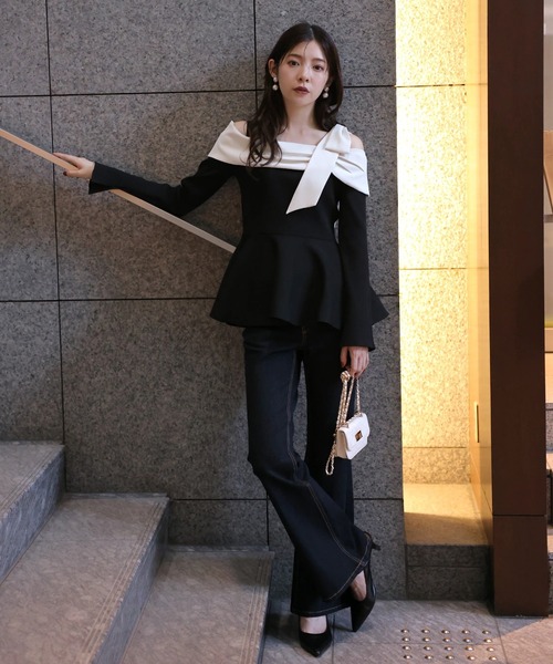 リランドチュール⭐︎ハイネックリボンニット Rirandture（リランドチュール）の「ハイネックリボンニット（ニット