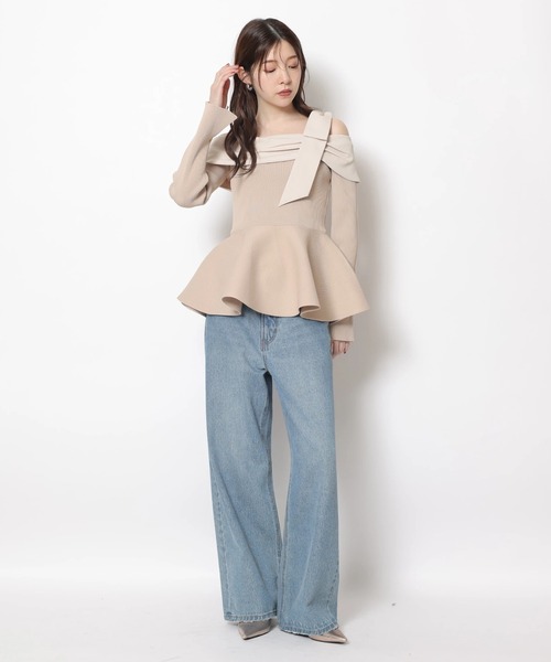 リランドチュール⭐︎ハイネックリボンニット Rirandture（リランドチュール）の「ハイネックリボンニット（ニット