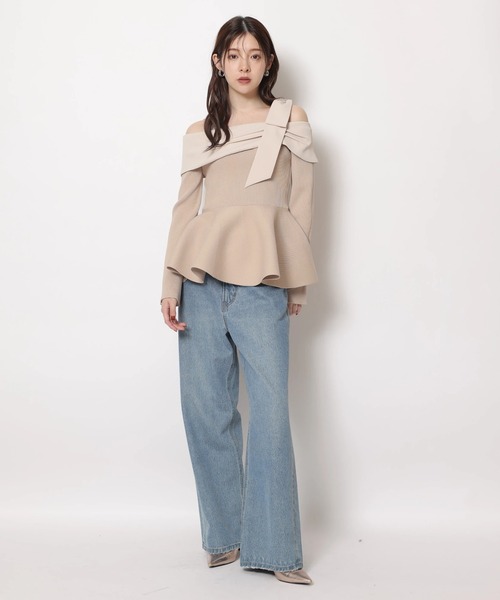 Rirandture オフショルリボンペプラムトップス Rirandture公式アカウント on X: 