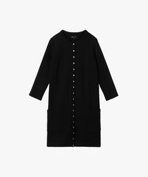 agnes b.（アニエスベー）の「オーガニックコットン メルトン 七分袖 カーディガンプレッション ”Robe”（カーディガン/ボレロ）」