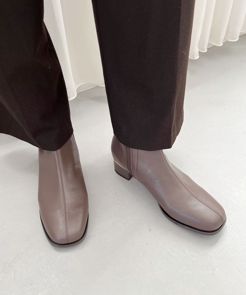 WA ORiental TRaffic（ダブルエーオリエンタルトラフィック）の「ヒール パーツ ストレッチブーツ /52402 柔らかい（ブーツ・レディース・ブラウン/ブラック/グレー・S/M/L/LL/SS/3L）」の10枚目の写真