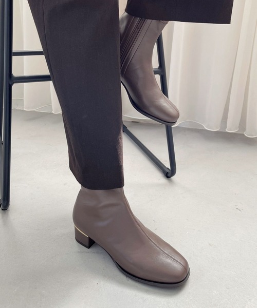 WA ORiental TRaffic（ダブルエーオリエンタルトラフィック）の「ヒール パーツ ストレッチブーツ /52402 柔らかい（ブーツ・レディース・ブラウン/ブラック/グレー・S/M/L/LL/SS/3L）」の11枚目の写真