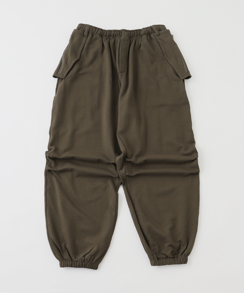PULP/417EDIFICE(パルプフォーワンセブンエディフィス)の「Laid.B / レイドビー FROST MORNING PANTS(スウェットパンツ・メンズ・ブラウン/ブラック/グレー・1/2)」の3枚目の写真
