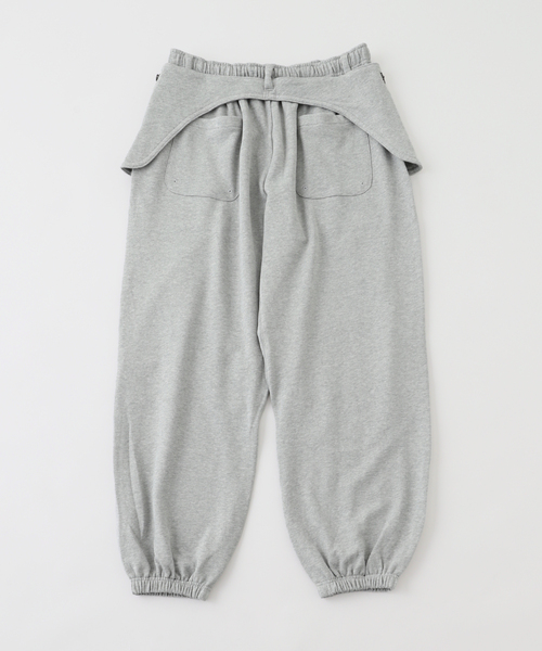 PULP/417EDIFICE(パルプフォーワンセブンエディフィス)の「Laid.B / レイドビー FROST MORNING PANTS(スウェットパンツ・メンズ・ブラウン/ブラック/グレー・1/2)」の14枚目の写真
