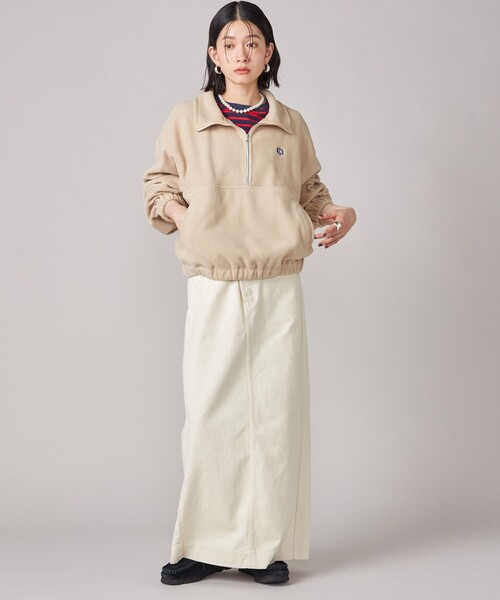 SHIPS NINE CASE:〈手洗い可能〉フリース ハーフ ジップ プルオーバー