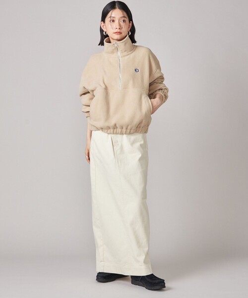 セール】SHIPS NINE CASE:〈手洗い可能〉フリース ハーフ ジップ プル