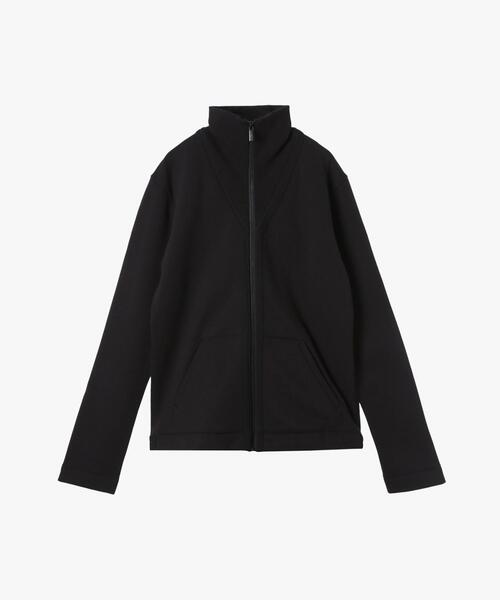 agnes b.(アニエスベー)の「メンズ ジップアップ カーディガン ”Routier”(ブルゾン・メンズ・ブラック・1/2/3)」の1枚目の写真