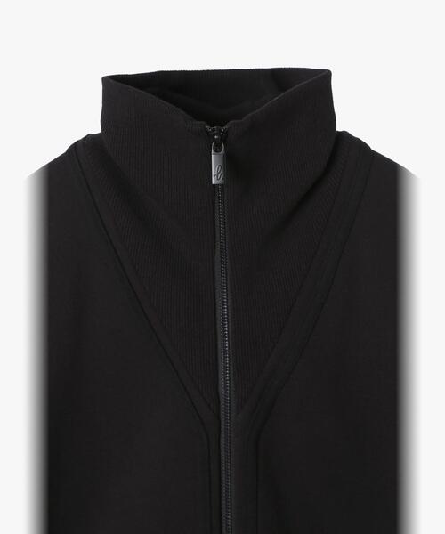 agnes b.(アニエスベー)の「メンズ ジップアップ カーディガン ”Routier”(ブルゾン・メンズ・ブラック・1/2/3)」の3枚目の写真