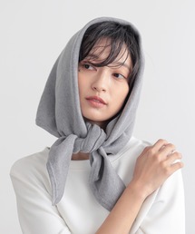 for/c（フォーシー）の「スウェットライク三角ストール【サスティナブル】（ストール/ショール）」