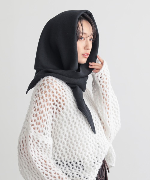 セール】スウェットライク三角ストール【サスティナブル】（ストール