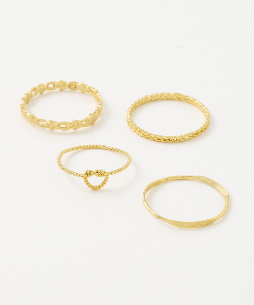 collex（コレックス）の「【Ljud/ユード】4連ノットリング（リング・レディース・シルバー/ゴールド・フリー）」の15枚目の写真