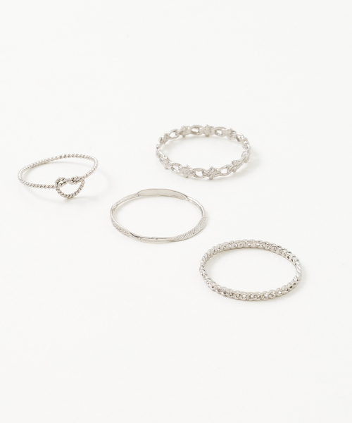 collex（コレックス）の「【Ljud/ユード】4連ノットリング（リング・レディース・シルバー/ゴールド・フリー）」の16枚目の写真