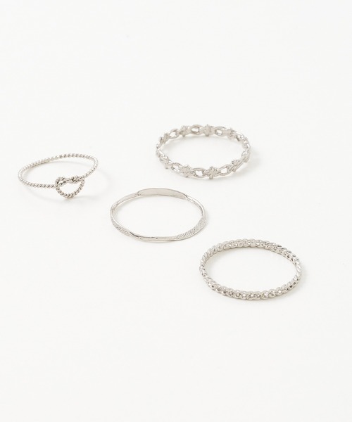 collex（コレックス）の「【Ljud/ユード】4連ノットリング（リング・レディース・シルバー/ゴールド・フリー）」の10枚目の写真