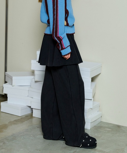 Flared Skirt Layered Sweatpants / フレアスカートレイヤースウェット Flared Skirt Layered Sweatpants / フレアスカートレイヤースウェット