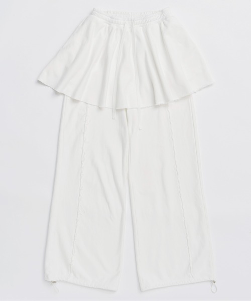 Flared Skirt Layered Sweatpants / フレアスカートレイヤースウェット