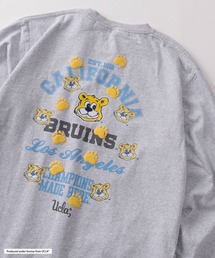 【75】【UCLA/ユーシーエルエー】×【NUTMEG/ナツメグ】ダブルネーム ヘビーウェイト グラフィック ロングスリーブTシャツ