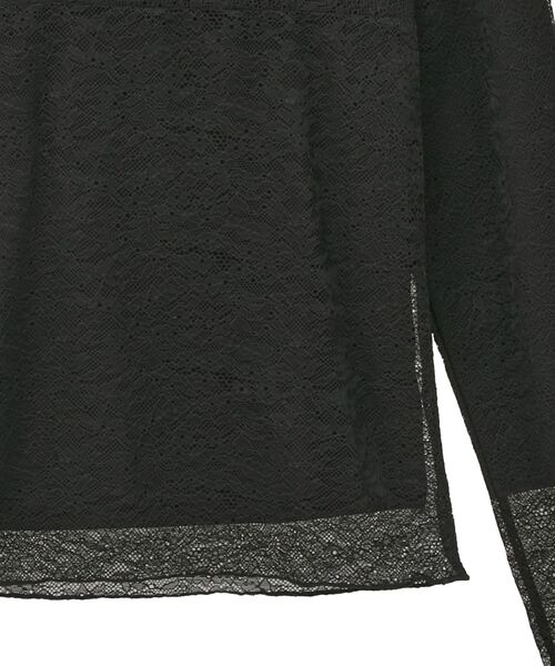 earth music&ecology（アースミュージックアンドエコロジー）の「【吸湿発熱/前後2WAY】あったかフェミニンインナー（2wayネック）（Tシャツ/カットソー・レディース・ライトグレー/ブラック/オフホワイト/ホワイト系その他2・S/M）」の16枚目の写真