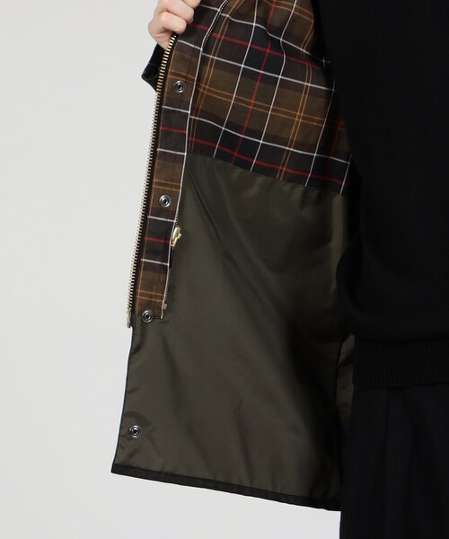 TOMORROWLAND (トゥモローランド)の「【別注】Barbour CL BEAUFORT ウールブルゾン DORMEIUL(ブルゾン・メンズ・カーキ/ブラック・40/38/36)」の7枚目の写真