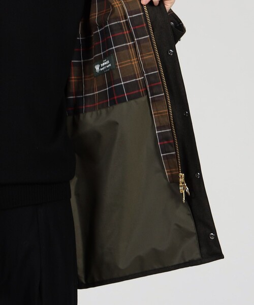 TOMORROWLAND (トゥモローランド)の「【別注】Barbour CL BEAUFORT ウールブルゾン DORMEIUL(ブルゾン・メンズ・カーキ/ブラック・40/38/36)」の8枚目の写真