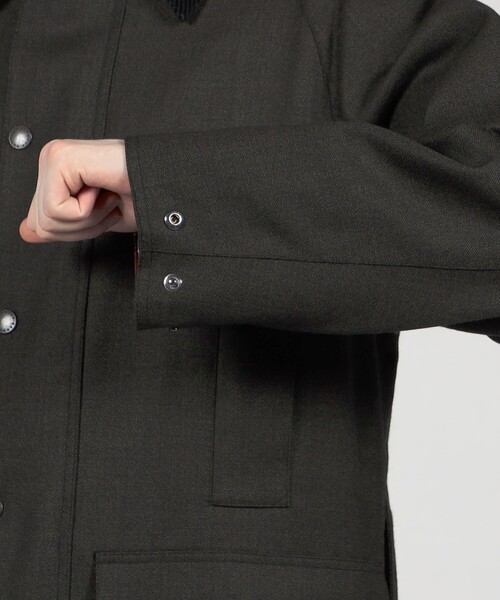 TOMORROWLAND (トゥモローランド)の「【別注】Barbour CL BEAUFORT ウールブルゾン DORMEIUL(ブルゾン・メンズ・カーキ/ブラック・40/38/36)」の11枚目の写真