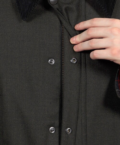 TOMORROWLAND (トゥモローランド)の「【別注】Barbour CL BEAUFORT ウールブルゾン DORMEIUL(ブルゾン・メンズ・カーキ/ブラック・40/38/36)」の15枚目の写真