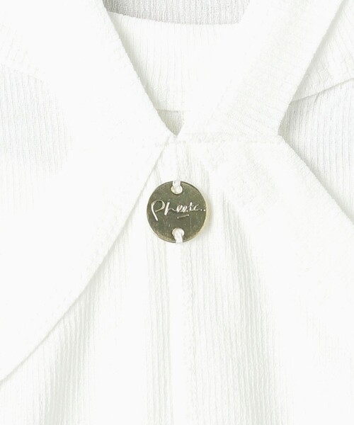 UNITED ARROWS（ユナイテッドアローズ）の「＜Pheeta＞Hedy シアー レイヤード タンクトップ WHT/013C-CU2（タンクトップ・レディース・ホワイト・FREE）」の19枚目の写真