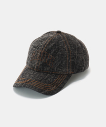 GANNI（ガニー）の「GANNI / ガニー Washed Cotton Canvas Cap Leo Emb
