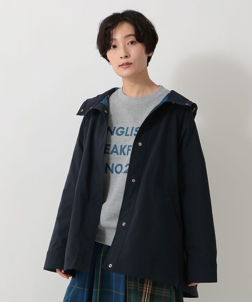 タータンチェック柄フード付きジャケット/Afternoon Tea Original