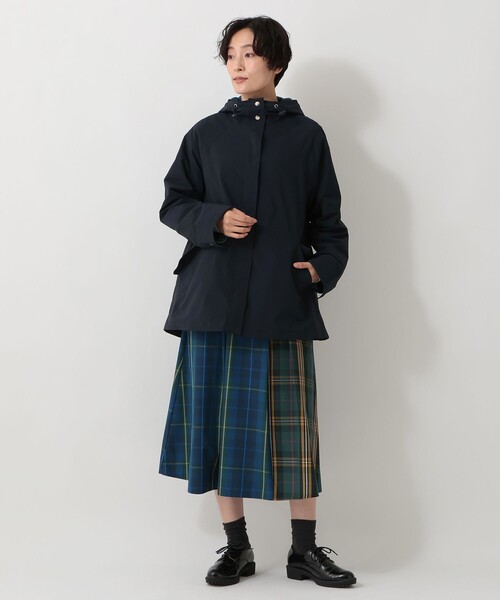 タータンチェック柄フード付きジャケット/Afternoon Tea Original