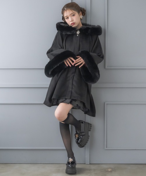 セール】ファーケープコート（その他アウター）｜couture BY ROJITA