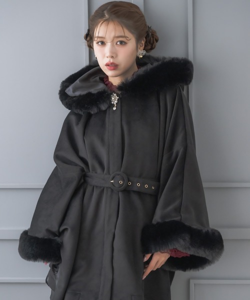 b couture by ROJITA ミニ丈ファーコート