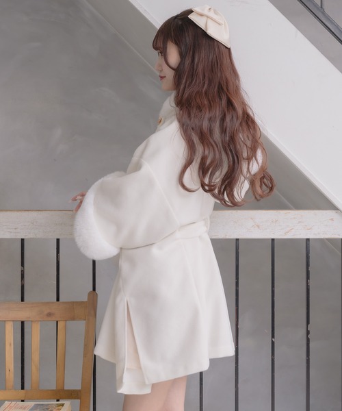 ファーケープコート（その他アウター）｜couture BY ROJITA