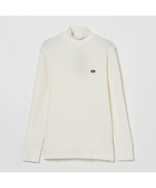 ROSASEN(ロサーセン)の「【Rosasen/GOLF】微起毛 ワッフル ハイネックインナー(その他トップス・メンズ・ネイビー/チャコール/オフホワイト・L/XL/M)」の6枚目の写真