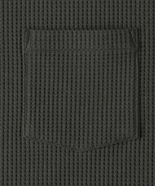 BACK NUMBER(バックナンバー)の「BACK NUMBER(バックナンバー)【メンズ】ドライタッチワッフルヘンリーロングスリーブTシャツ(Tシャツ/カットソー・メンズ・ネイビー/オリーブ/ブラック・XL/L/M)」の10枚目の写真