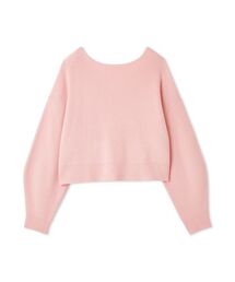 n100 カシミヤ ボートネックセーター ピンク色 34サイズ n100 カシミヤ