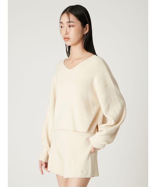 FRAY I.D（フレイアイディー）の「ウォッシャブルカシミヤシルクボート