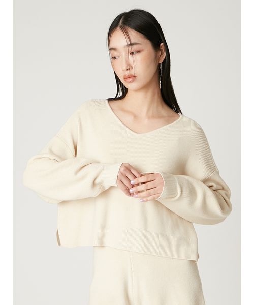 FRAY I.D（フレイアイディー）の「ウォッシャブルカシミヤシルクボート