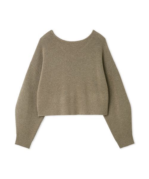 セール】ウォッシャブルカシミヤシルクボートネックニット